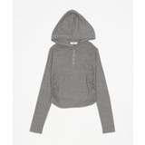 ヘンリーネックフードロンT | WEGO【WOMEN】 | 詳細画像16
