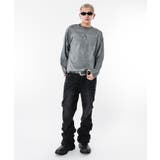 シャーリングフレアデニムスキニーパンツ | WEGO【MEN】 | 詳細画像3 