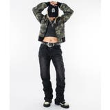 シャーリングフレアデニムスキニーパンツ | WEGO【MEN】 | 詳細画像4 