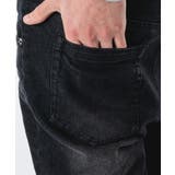 シャーリングフレアデニムスキニーパンツ | WEGO【MEN】 | 詳細画像6 