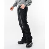 シャーリングフレアデニムスキニーパンツ | WEGO【MEN】 | 詳細画像9 