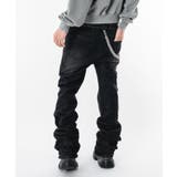 シャーリングフレアデニムスキニーパンツ | WEGO【MEN】 | 詳細画像11 