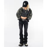 シャーリングフレアデニムスキニーパンツ | WEGO【MEN】 | 詳細画像17 