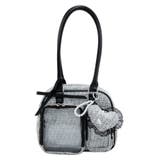 ブラック | きらふわロマンティックぬい痛ボストンバッグ | WEGO【WOMEN】