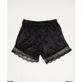 ブラック | レースペチパンツ | WEGO【WOMEN】