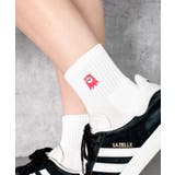 柄1 | フードアニマル刺繍アンクルパイルソックス | WEGO【WOMEN】