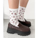 フラワー総柄リブソックス | WEGO【WOMEN】 | 詳細画像2 