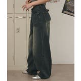 バックベルトクロスバギーデニム | WEGO【WOMEN】 | 詳細画像3