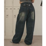 バックベルトクロスバギーデニム | WEGO【WOMEN】 | 詳細画像4