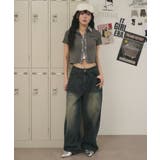 バックベルトクロスバギーデニム | WEGO【WOMEN】 | 詳細画像6