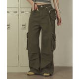 ポーチ付きウォッシュドカーゴパンツ | WEGO【WOMEN】 | 詳細画像8 