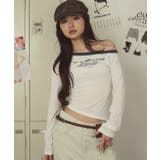 オフホワイト | room404バイカラーロンT | WEGO【WOMEN】