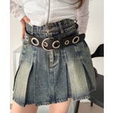ブラック | Lハトメ太ベルト | WEGO【WOMEN】
