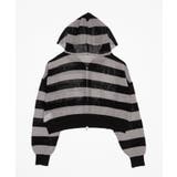 刺繍ロゴメッシュニットパーカー | WEGO【WOMEN】 | 詳細画像21 
