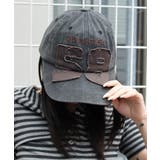 スミクロ | ナンバリングアップリケキャップ | WEGO【MEN】