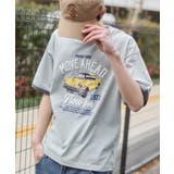 グレー | グラフィックリンガーT(SS) | WEGO【MEN】