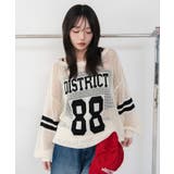 メッシュナンバリングニット | WEGO【WOMEN】 | 詳細画像7
