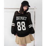 メッシュナンバリングニット | WEGO【WOMEN】 | 詳細画像14