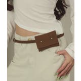 ライトブラウン | サイドポーチスウェードライクベルト | WEGO【WOMEN】