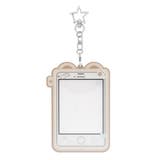 ライトブラウン | あにまるphoneカードホルダーキーホルダー | WEGO【WOMEN】