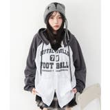 ライトグレー | カレッジラグランジップパーカー | WEGO【WOMEN】
