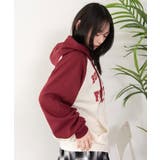 カレッジラグランジップパーカー | WEGO【WOMEN】 | 詳細画像21 