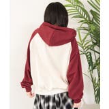 カレッジラグランジップパーカー | WEGO【WOMEN】 | 詳細画像22 