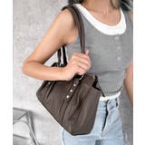 タックデザインボストンバッグ | WEGO【WOMEN】 | 詳細画像2 