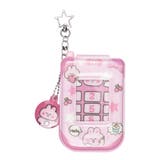 ピンク | チャーム付きゆるアニマルガラケーカードホルダーキーホルダー | WEGO【WOMEN】