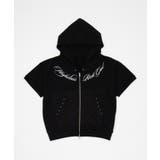 スタッズグラフィックZIP SSパーカー | WEGO【WOMEN】 | 詳細画像2 