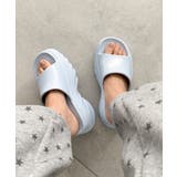 サックス | 厚底デザインラバーサンダル | WEGO【WOMEN】