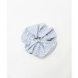 サックス | Lグリッドチェックシュシュ | WEGO【WOMEN】