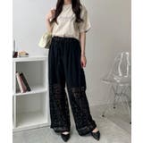 パッチワークレースパンツ | WEGO【WOMEN】 | 詳細画像4 