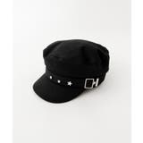 ブラック | スタースタッズマリンキャップ | WEGO【MEN】