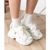 厚底レースアップリボンスポサン | WEGO【WOMEN】 | 詳細画像1 