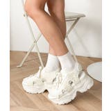 厚底レースアップリボンスポサン | WEGO【WOMEN】 | 詳細画像6 