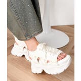 厚底レースアップリボンスポサン | WEGO【WOMEN】 | 詳細画像13 