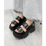 ブラック | 厚底ハトメベルトスポサン | WEGO【WOMEN】