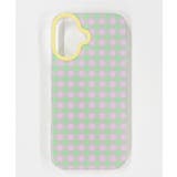 柄3 | チェックiphoneケース(グリーン) | WEGO【WOMEN】
