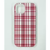 チェックiphoneケース(レッド) | WEGO【WOMEN】 | 詳細画像1
