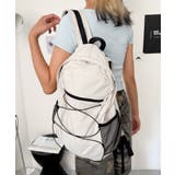 オフホワイト | コードデザインバックパック | WEGO【MEN】