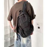 ブラック | コードデザインバックパック | WEGO【MEN】