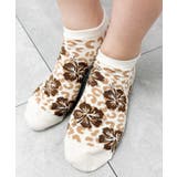 ハイビスカス柄ショートソックス | WEGO【WOMEN】 | 詳細画像4 