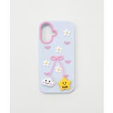 柄2 | ゆらゆらiphoneケース(ブルー) | WEGO【WOMEN】