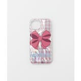 ギンガムリボンiphoneケース(ピンク) | WEGO【WOMEN】 | 詳細画像1 