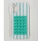 柄3 | 吸盤付きストライプiphoneケース(グリーンソノタ) | WEGO【WOMEN】