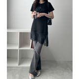 レース切替サテンキャミ | WEGO【WOMEN】 | 詳細画像6 