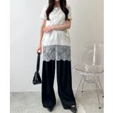 レース切替サテンキャミ | WEGO【WOMEN】 | 詳細画像9 