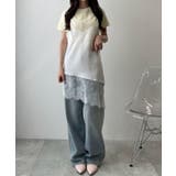 レース切替サテンキャミ | WEGO【WOMEN】 | 詳細画像12 
