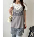 レース切替サテンキャミ | WEGO【WOMEN】 | 詳細画像16 